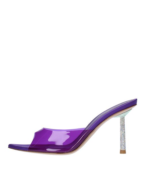 Mules in pelle e PVC LE SILLA | SANDALO BELLA SATINKAMALA